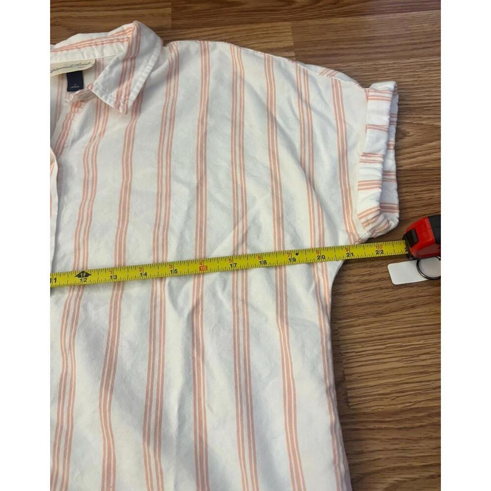 Universal Thread Striped Button Short Sleeve Shirt Size Small - Picture 5 of 5